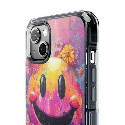 Joyful Smile Blooms iPhone Case - Impact