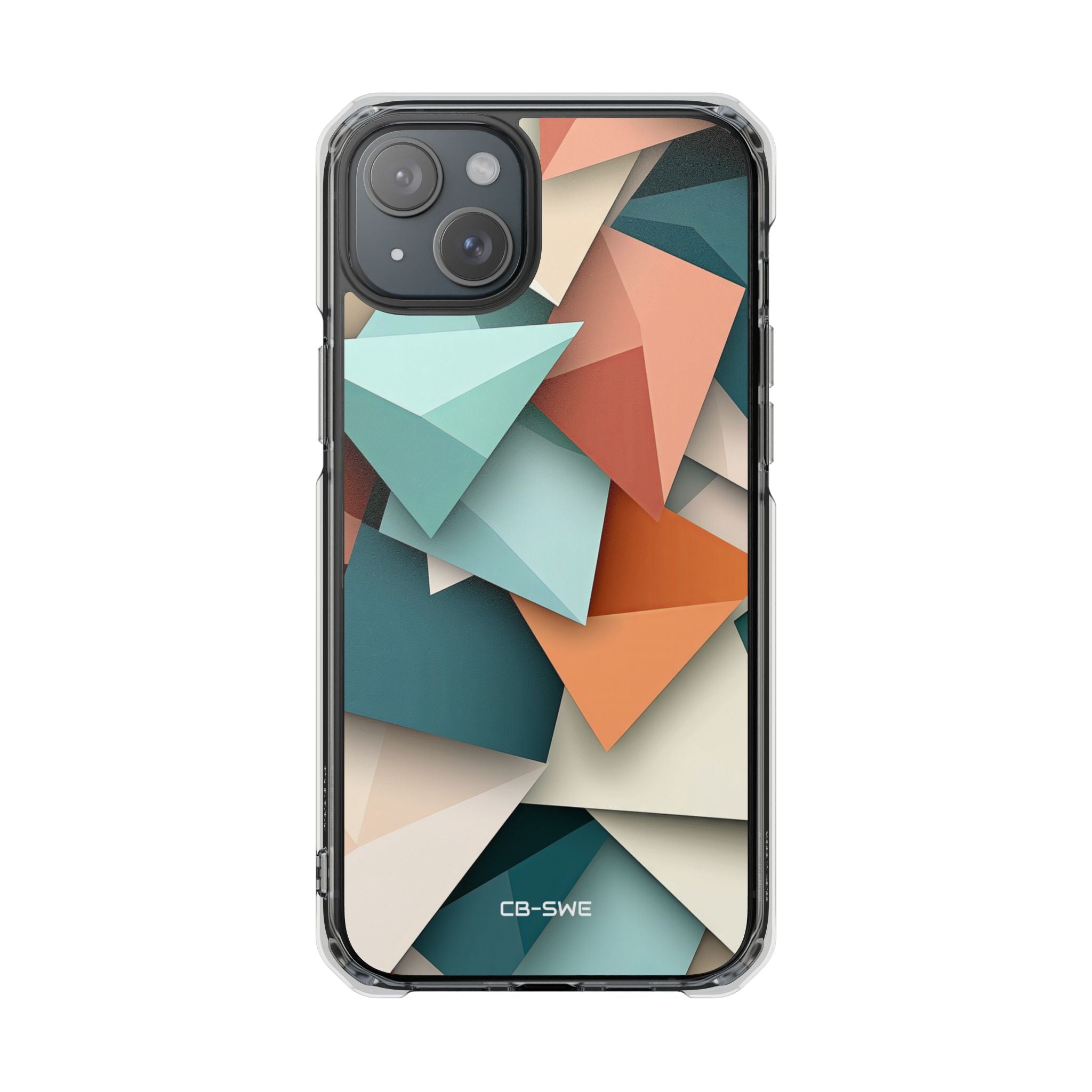 Geometric Color Harmony iPhone Case - Impact