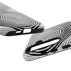 Dynamic Depth: Black and White Op-Art - For Samsung S24