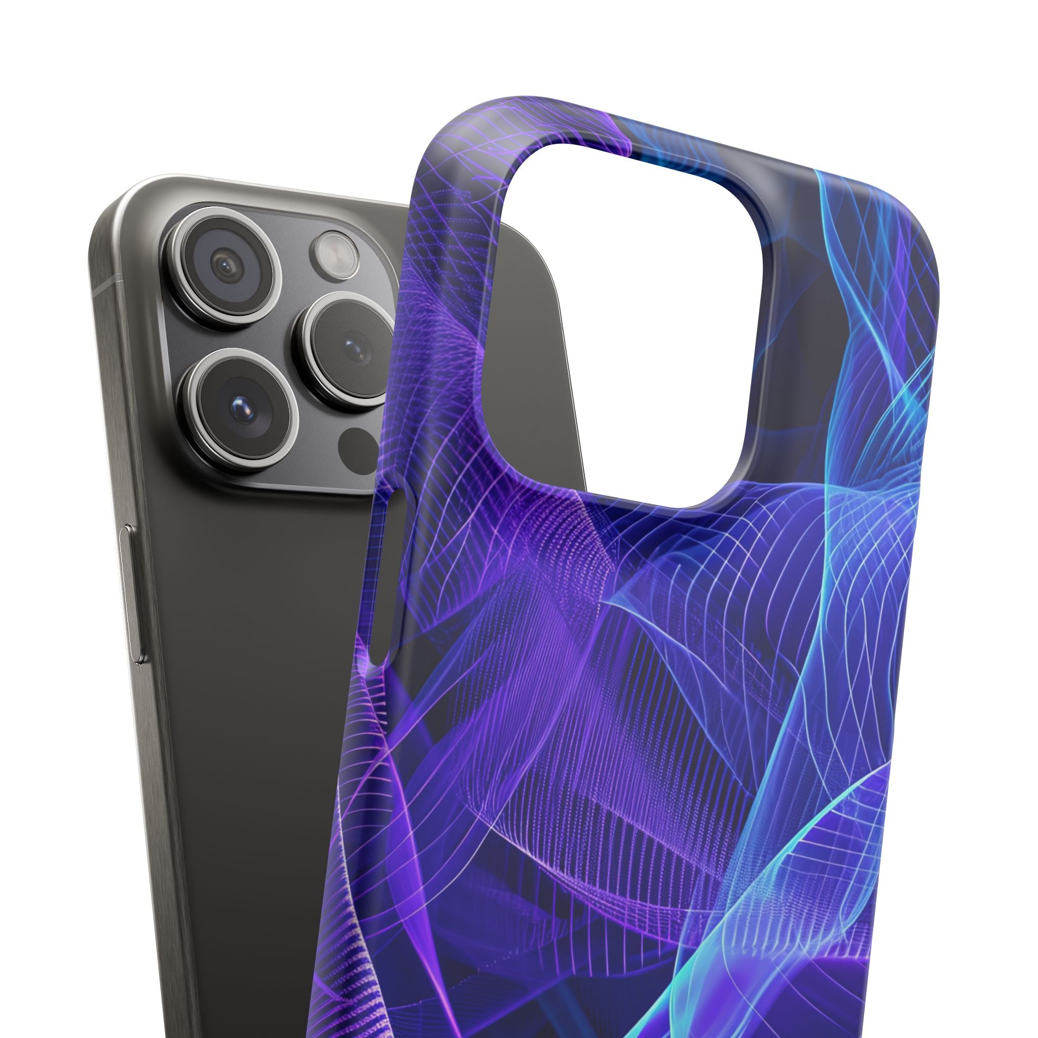 Gradient Flowscape iPhone 15 - Slim Phone Case