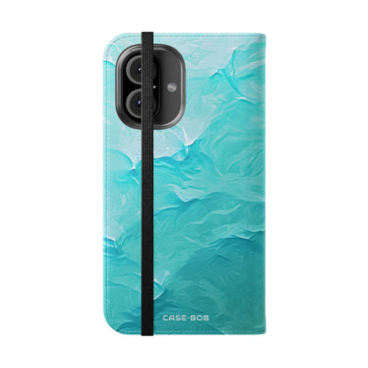Teal Mists - iPhone 16  Case - Wallet