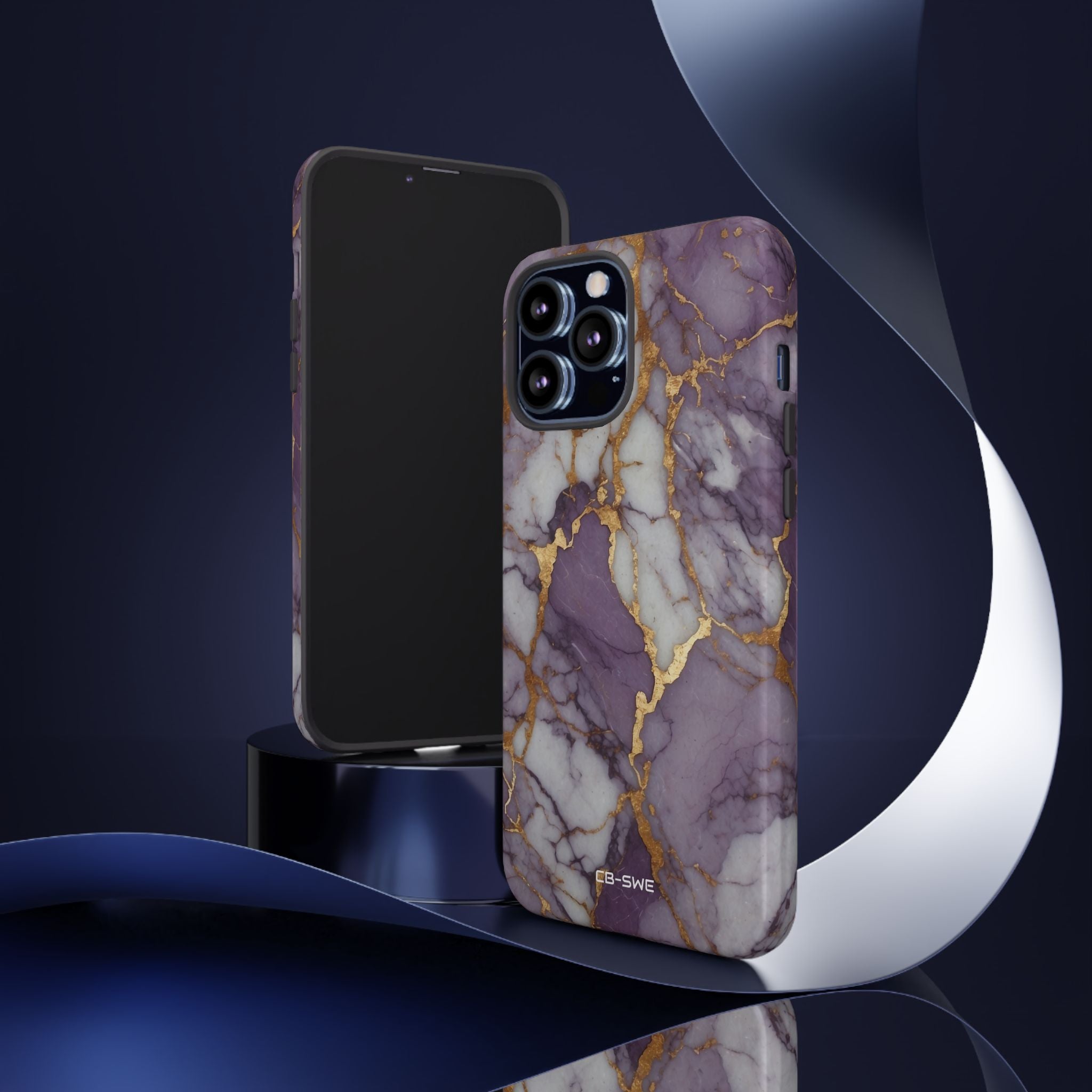 Lavender Veins Flow - iPhone Case