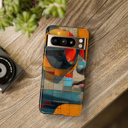 Cartoon Geometry Fusion - Protective Phone Case