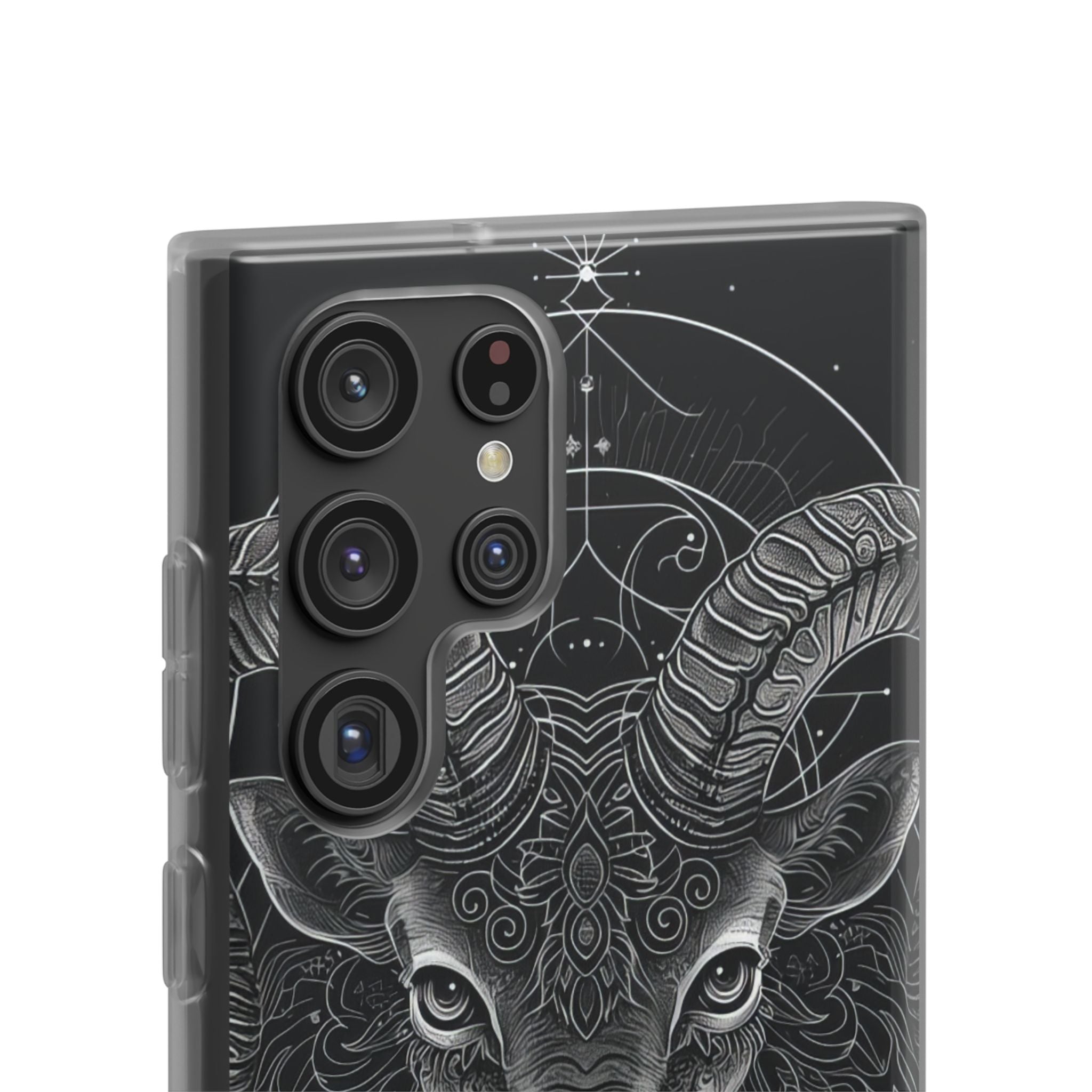 Mystic Ram Mandala | Flexible Phone Case for Samsung Galaxy