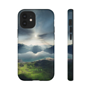 Landscape with Lake & Sun - Protective Phone Case