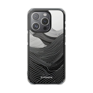 Optical Fluidity - Phone Case for iPhone (Clear Impact - Magnetic)