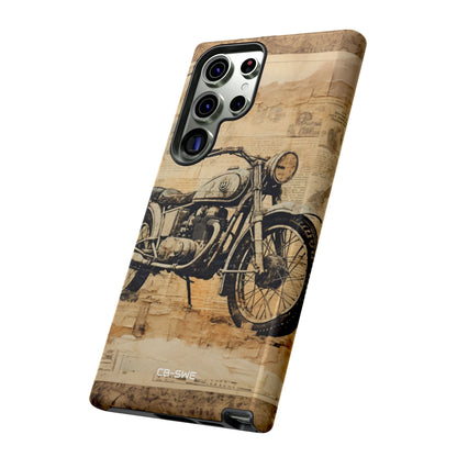 Vintage Motorcycle Collage - Samsung Case