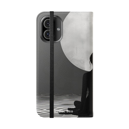Moonlit Silence - iPhone 16 Plus Case - Wallet