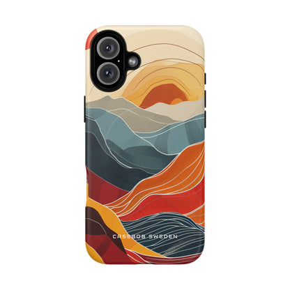 Harmonic Flow of Lines and Color iPhone 16  Tough+ Phone Case