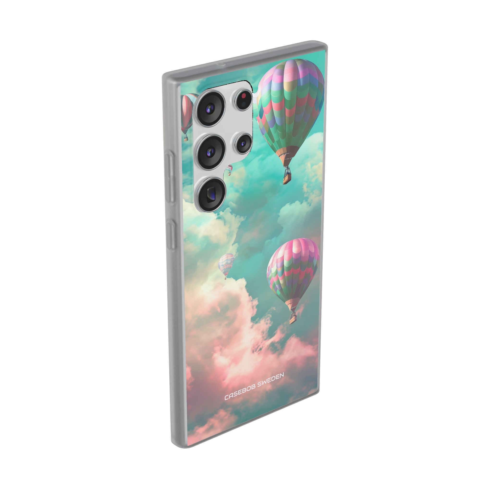 Pastel Balloon Adventure - Flexi Samsung S23 Phone Case