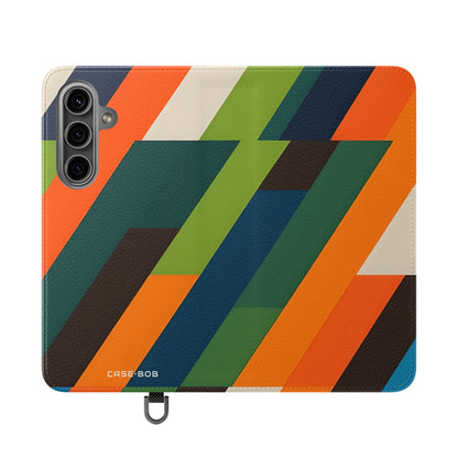 Zigzag Stripes - Samsung S24 Case - Wallet