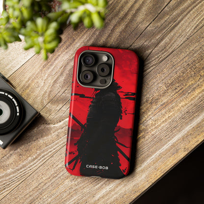 Crimson Samurai iPhone 15 Pro Case - Tough