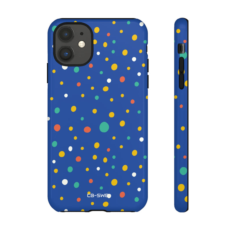 Colorful Dots Dance - iPhone Case
