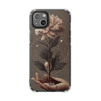 Celestial Flower Embrace iPhone Case - Impact