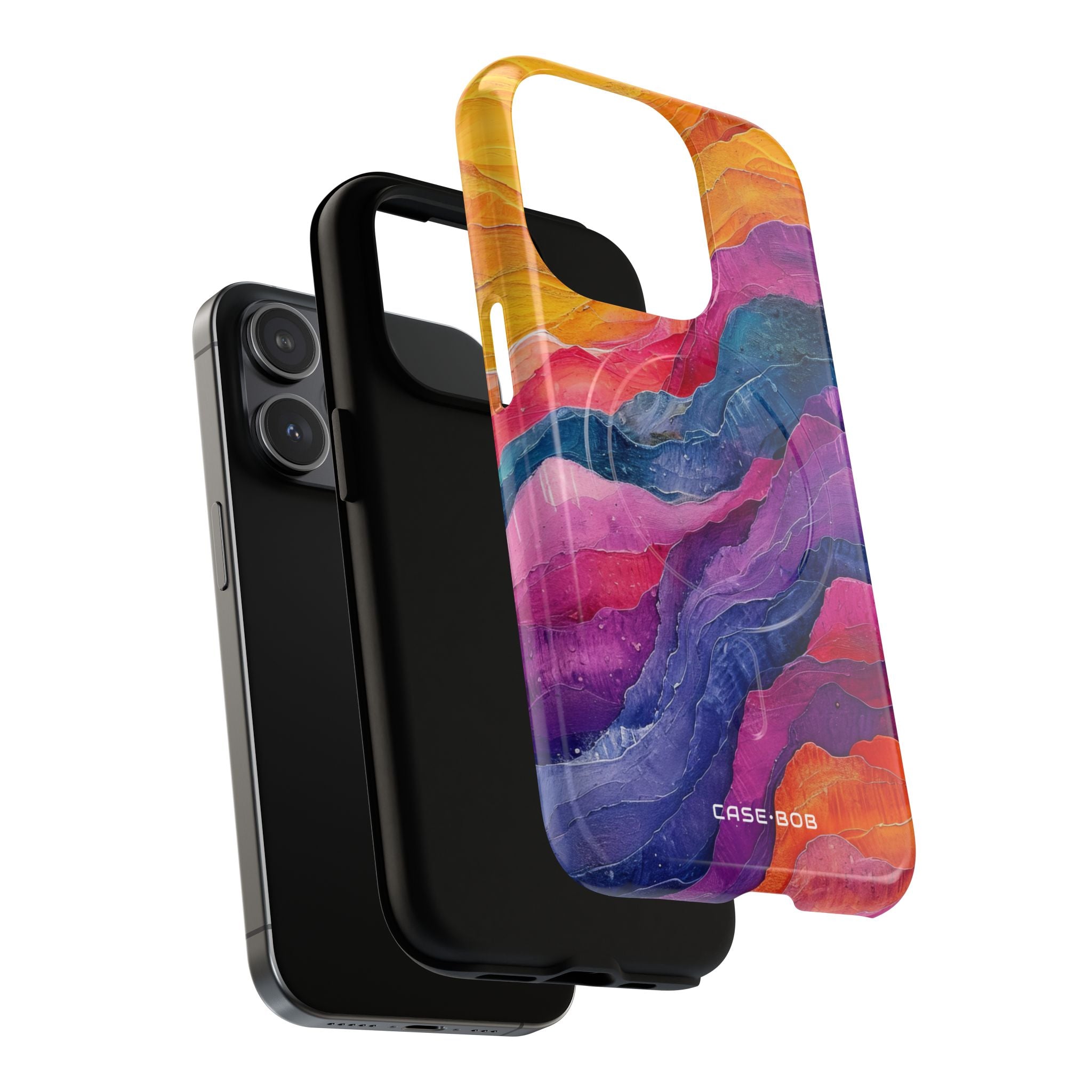 Vibrant Flow iPhone 15 Pro Case - Tough+