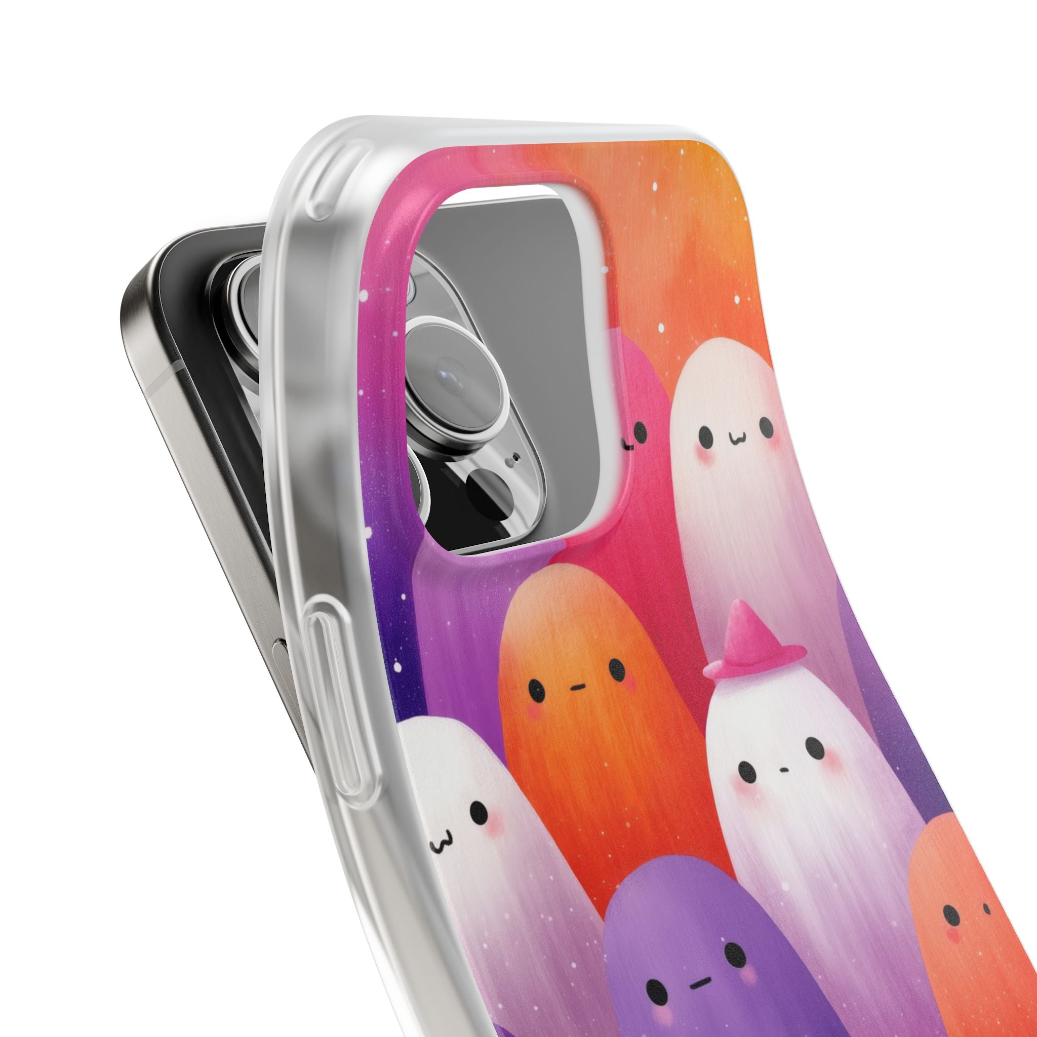 Ghostly Glow iPhone 16 Pro Max Case - Soft
