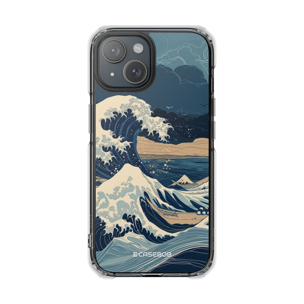 Oceanic Reverence – Handyhülle für iPhone (Clear Impact – Magnetisch)