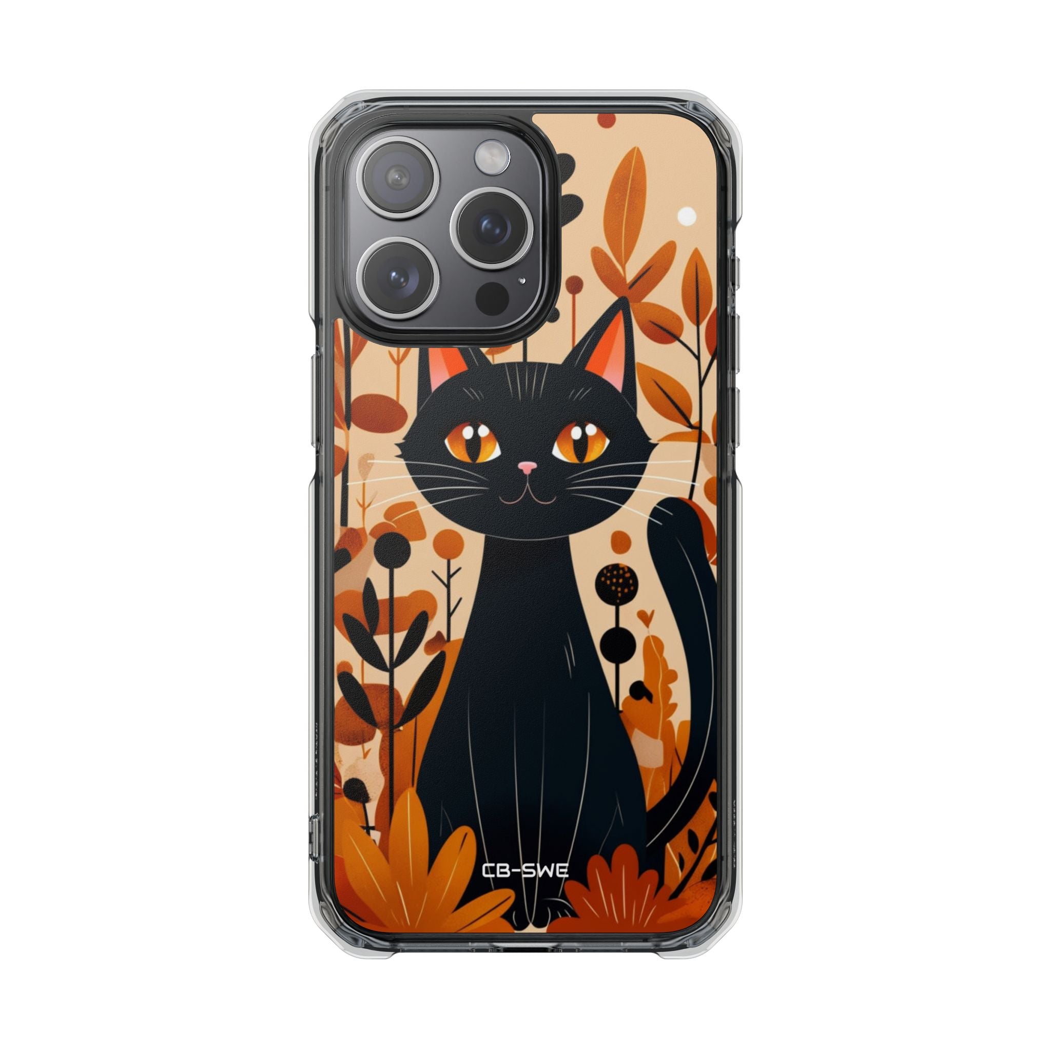 Autumnal Cat Whimsy iPhone Case - Impact