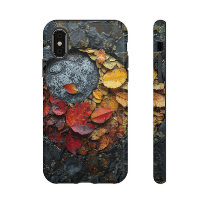 Autumn Peace Leaf Sign - Protective Phone Case