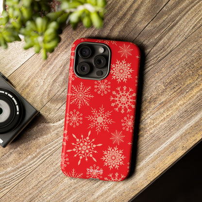 Snowflakes Dance Bright - iPhone Case