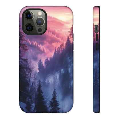 Forest Mountain Pastel Dream - Protective Phone Case