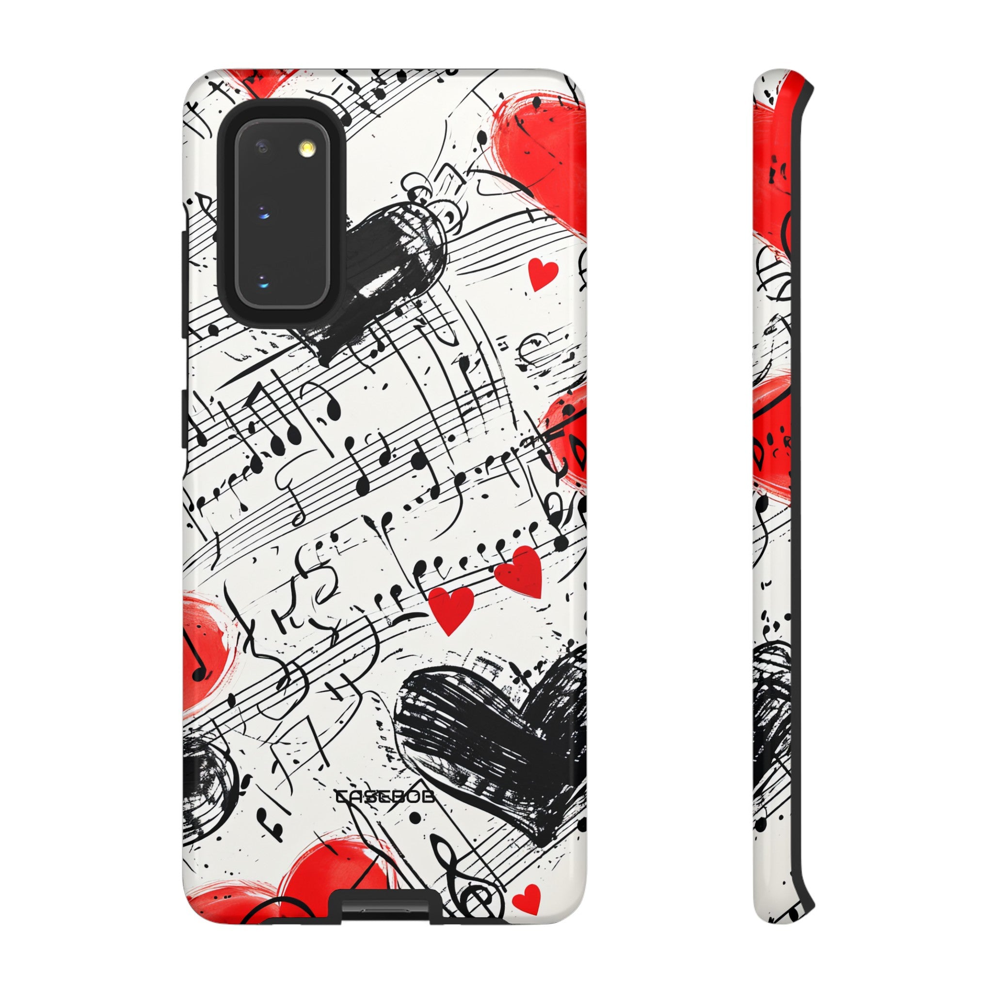 Melodic Love Notes - Protective Pixel Case - Protective Phone Case