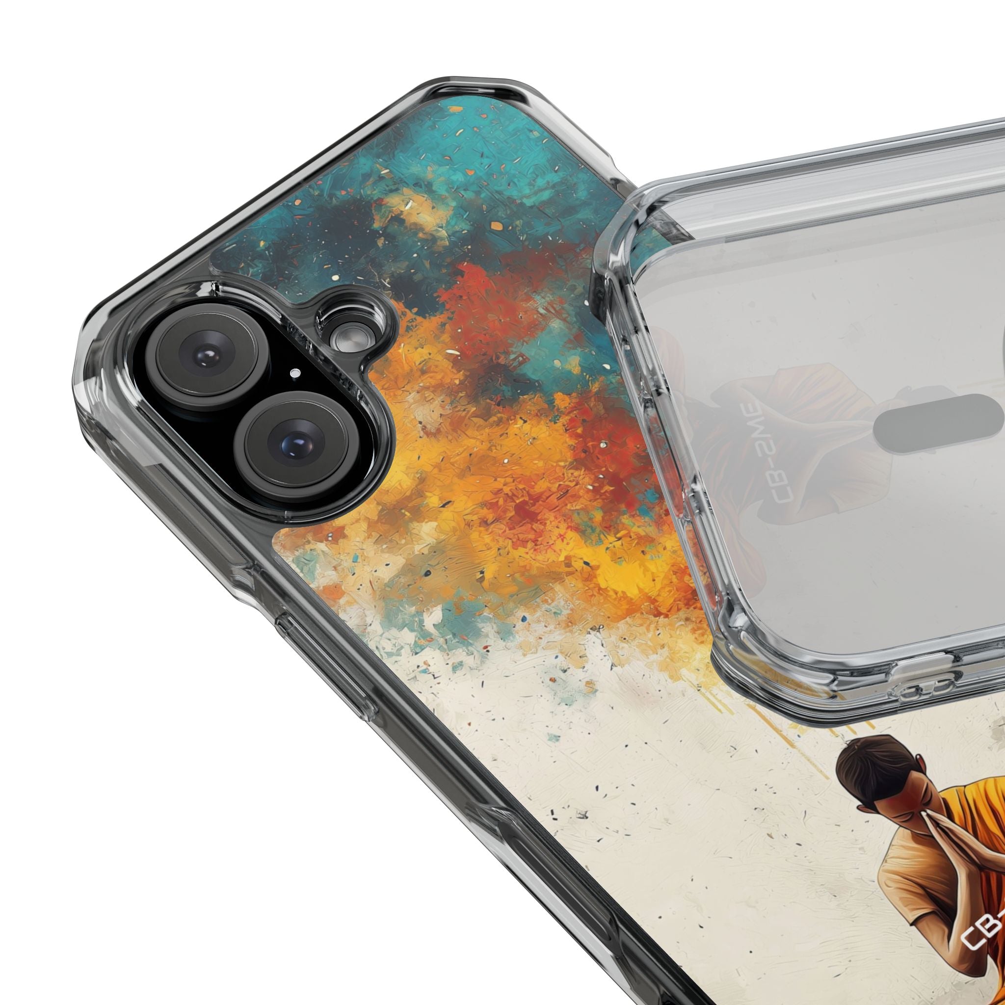 Monk Embracing Enlightenment iPhone Case - Impact