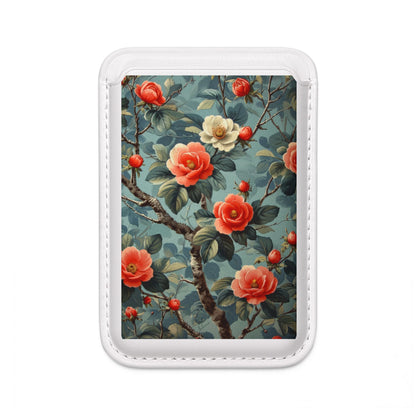 Pink Camellia Wallet – MagSafe Ready