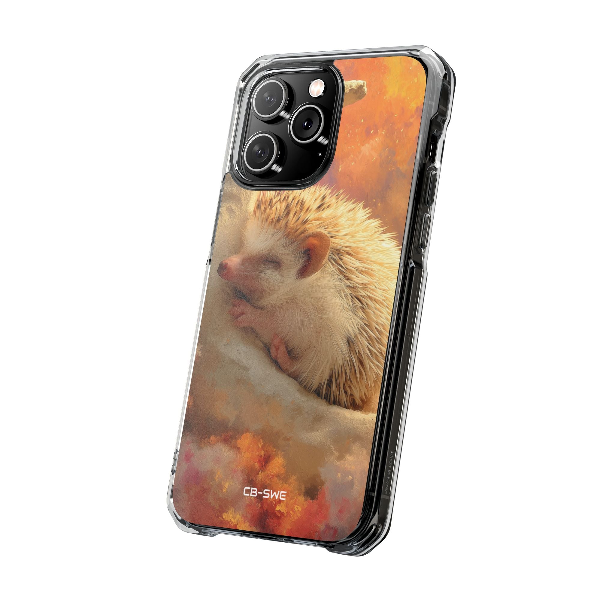 Hedgehog Rests Dreaming iPhone Case - Impact