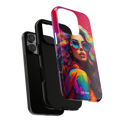 Surreal Color Fusion - iPhone Case