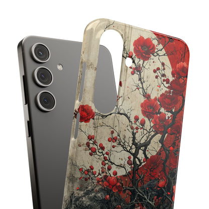 Zen Blossoms in Moonlight Samsung S24 - Slim Phone Case