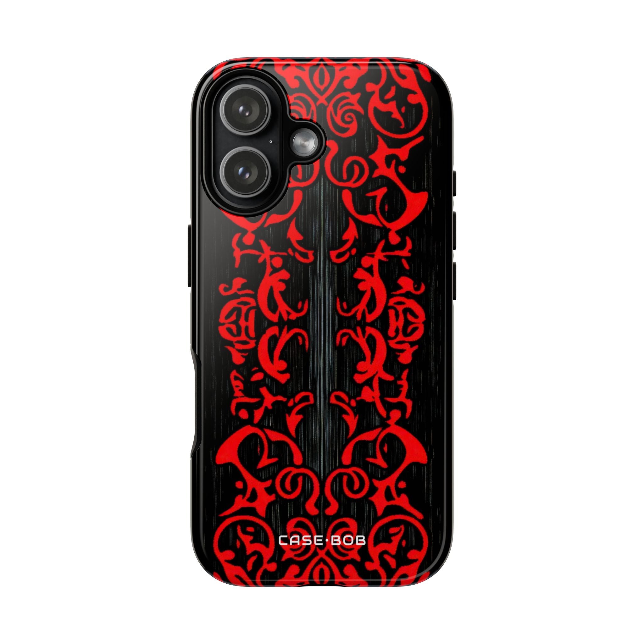 Crimson Spiral iPhone 17 Case - Tough
