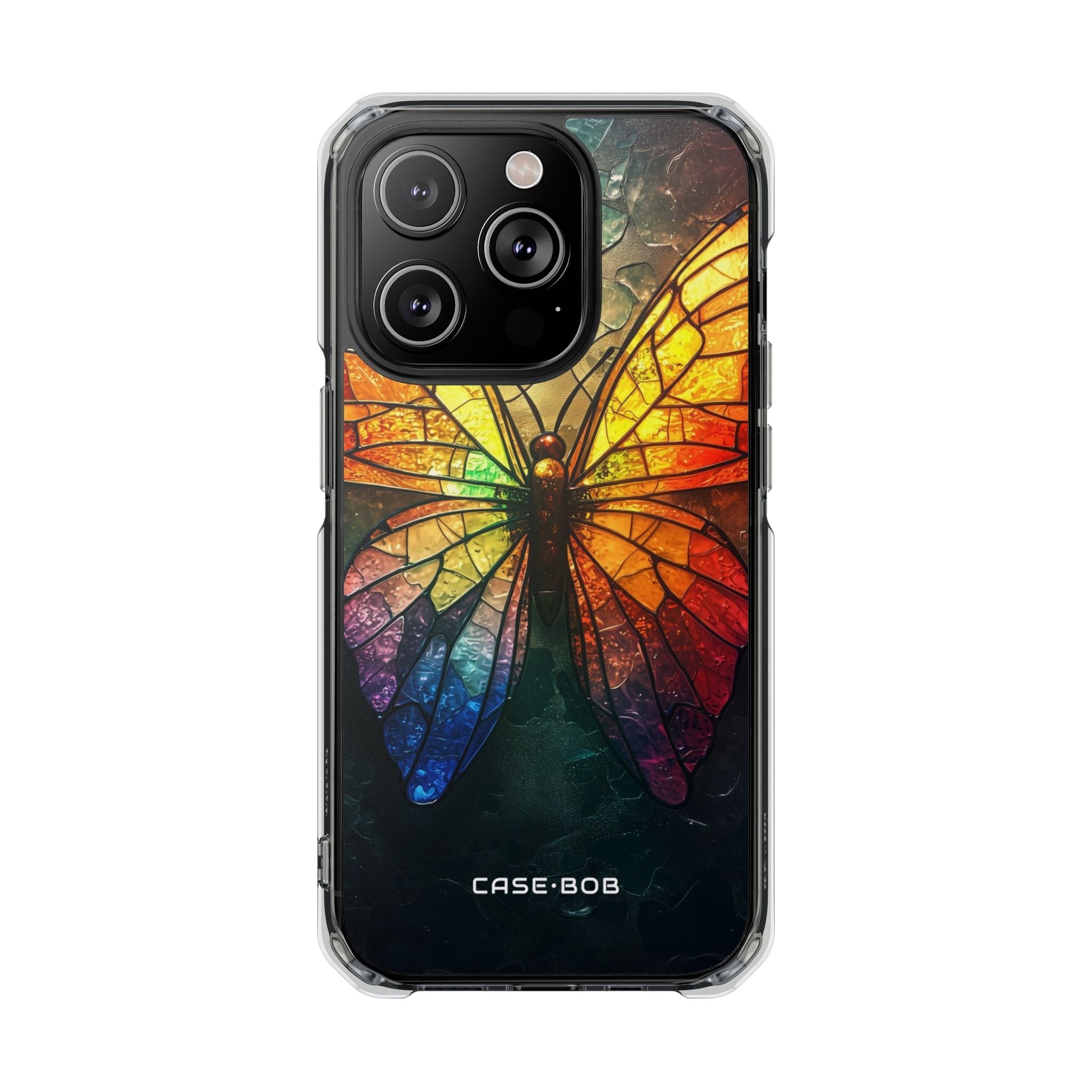 Stained Glass Butterfly iPhone 14 Pro Case - Impact