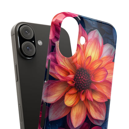 Fiery Bloom Harmony iPhone 16 - Slim Phone Case