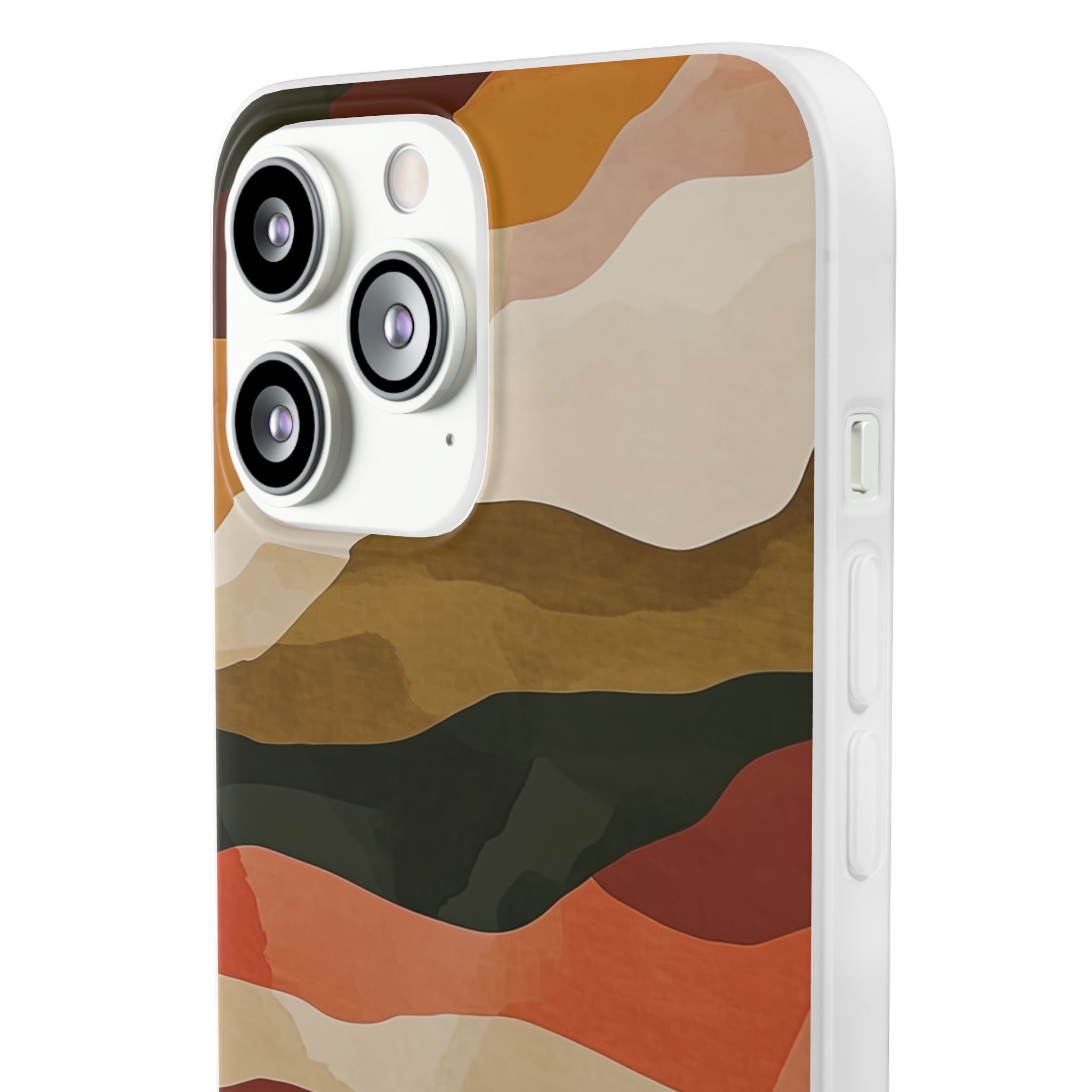 Earth Tone Pattern | Phone Case for iPhone (Flexible Case)