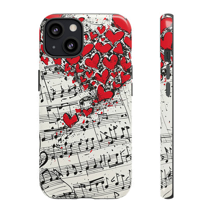 Lyric Harmony Serenade - Protective Phone Case