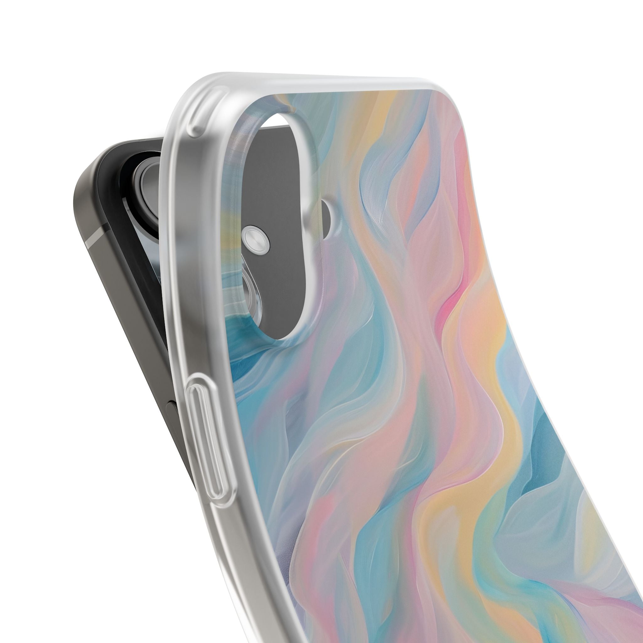 Dreamy Pastel Swirls - Flexi iPhone 16 Phone Case