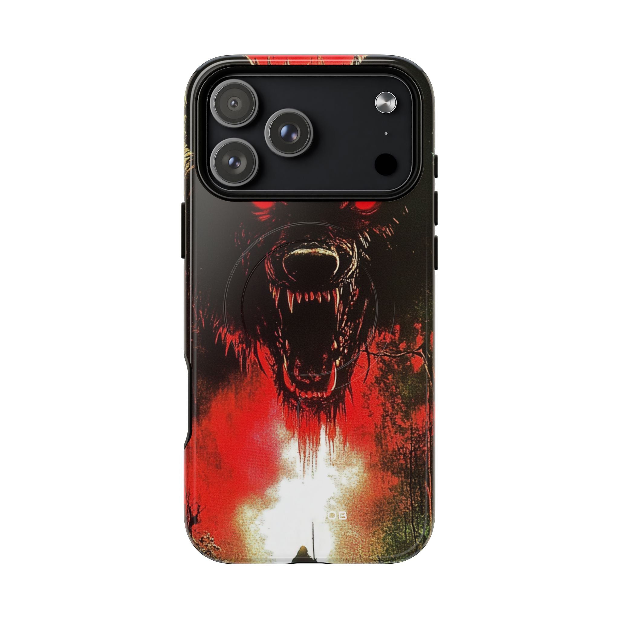 Crimson Wolf iPhone 17 Pro Max Case - Tough+