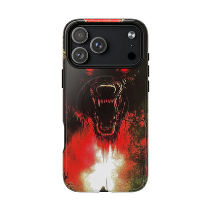 Crimson Wolf iPhone 17 Pro Max Case - Tough+