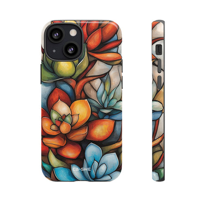 Vibrant Succulent Glow - iPhone Case