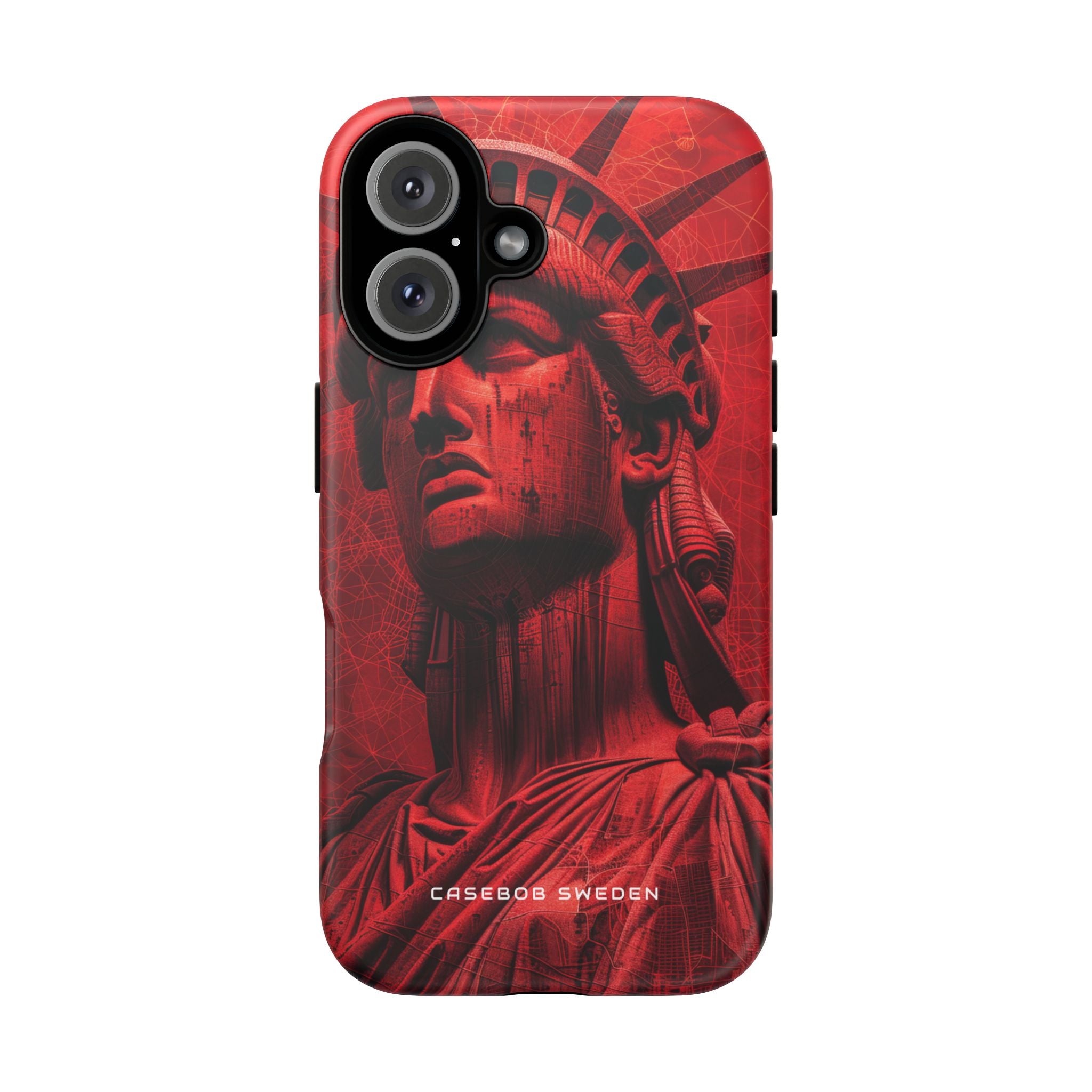 Zen Red Liberty Vision iPhone 16 - Robuste Handyhülle