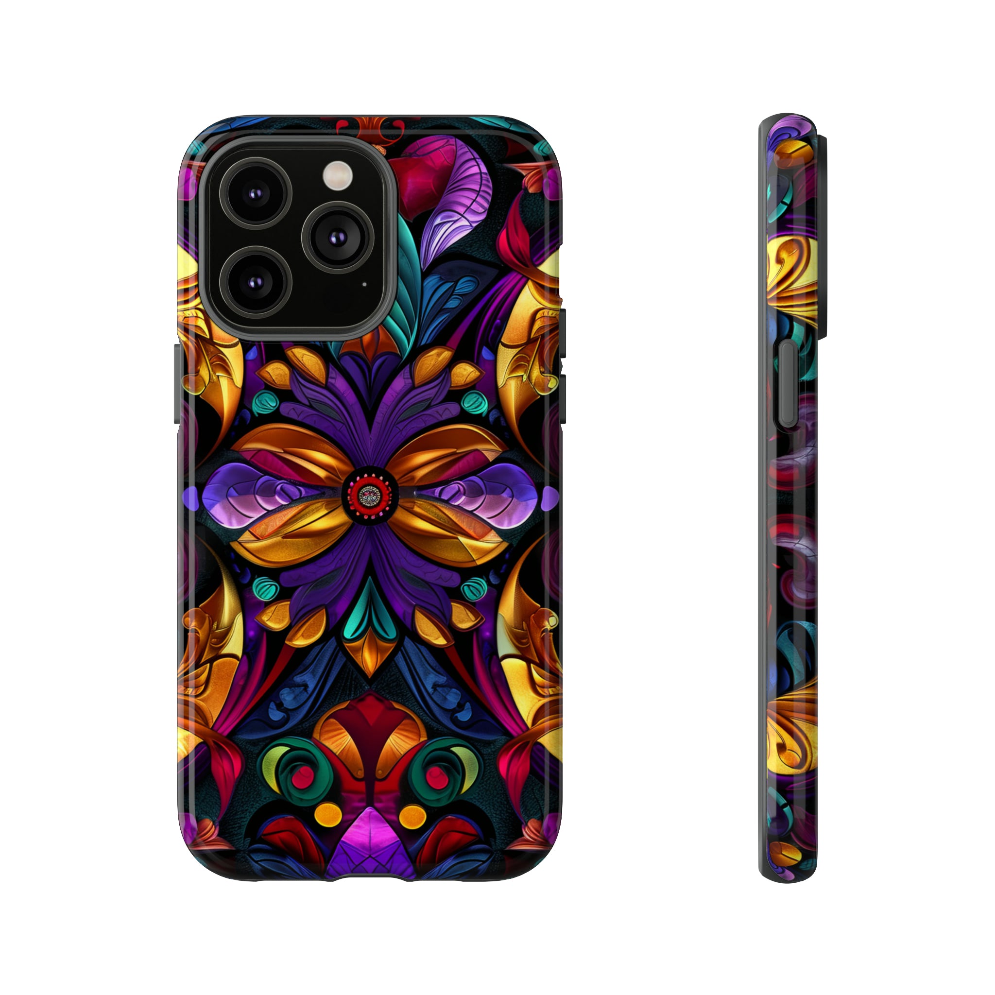 Gothic Stained Glass Majesty - Protective Phone Case