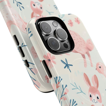 Pastel Whimsical Nature - Tough + MagSafe® iPhone 16 Phone Case