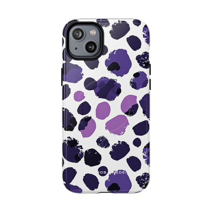 Purple Inkblots iPhone 14 | Tough+ Phone Case