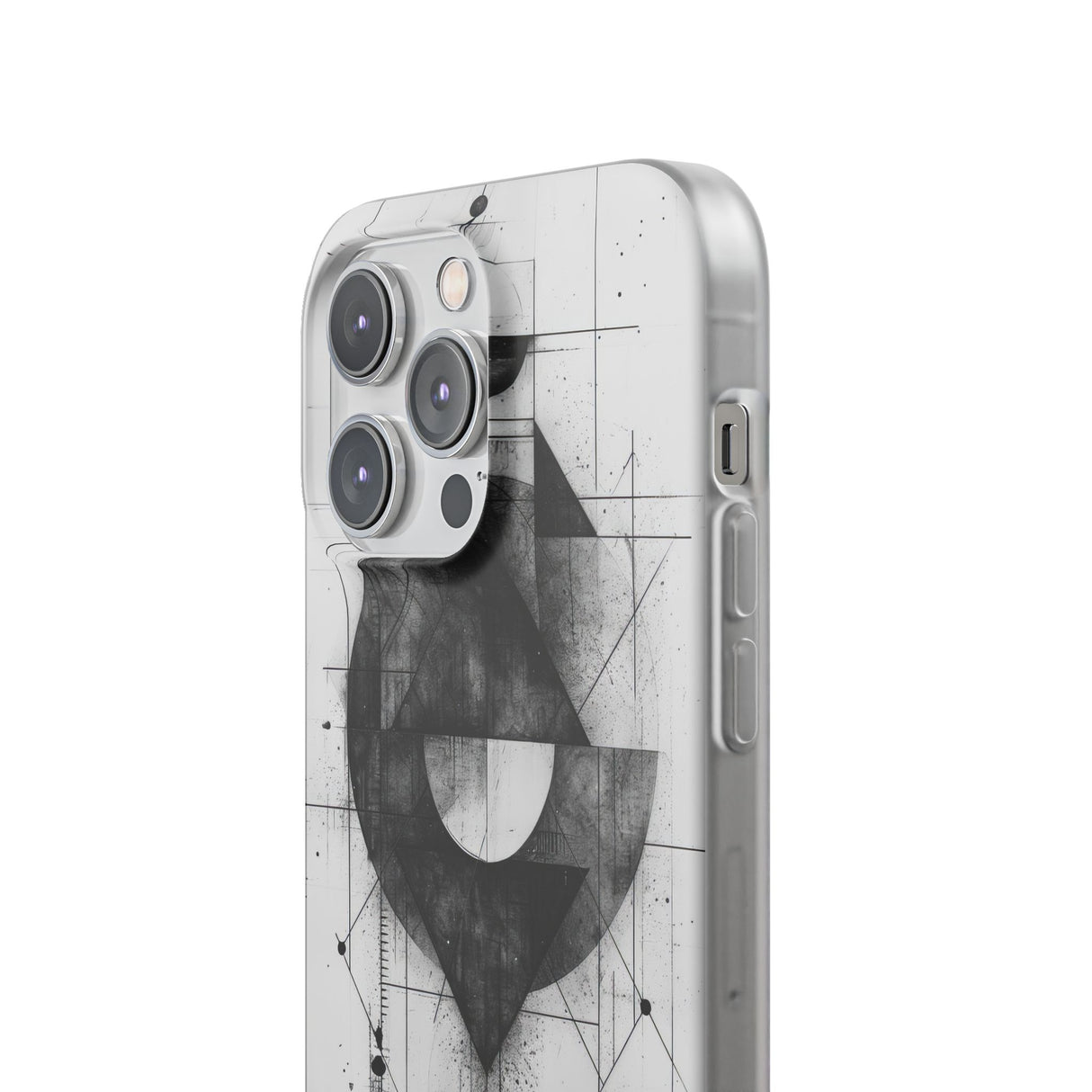 Monochrome Geometry | Flexible Phone Case for iPhone