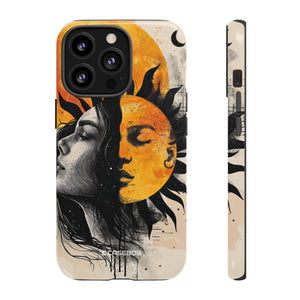 Sunlit Duality | Protective Phone Case for iPhone