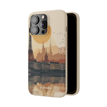 Parisian Sunset Serenity | Biodegradable Phone Case