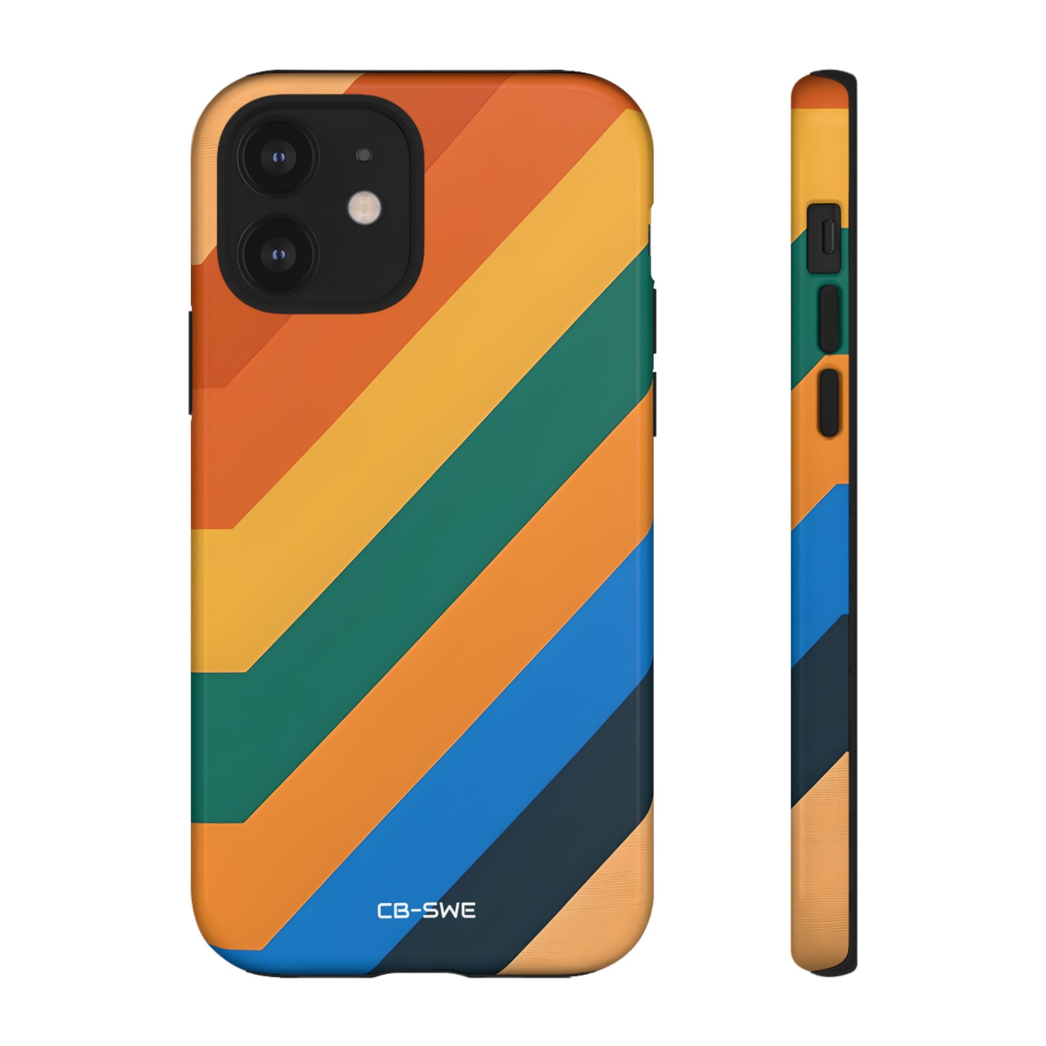Vibrant Geometric Harmony - iPhone Case