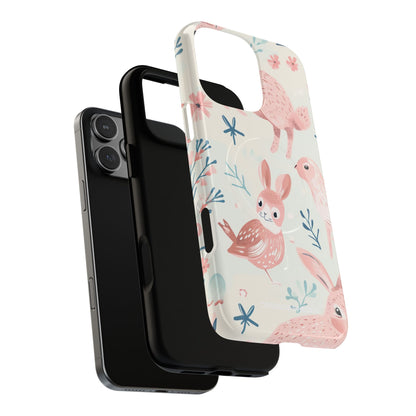 Pastel Whimsical Nature - Tough + MagSafe® iPhone 16 Phone Case