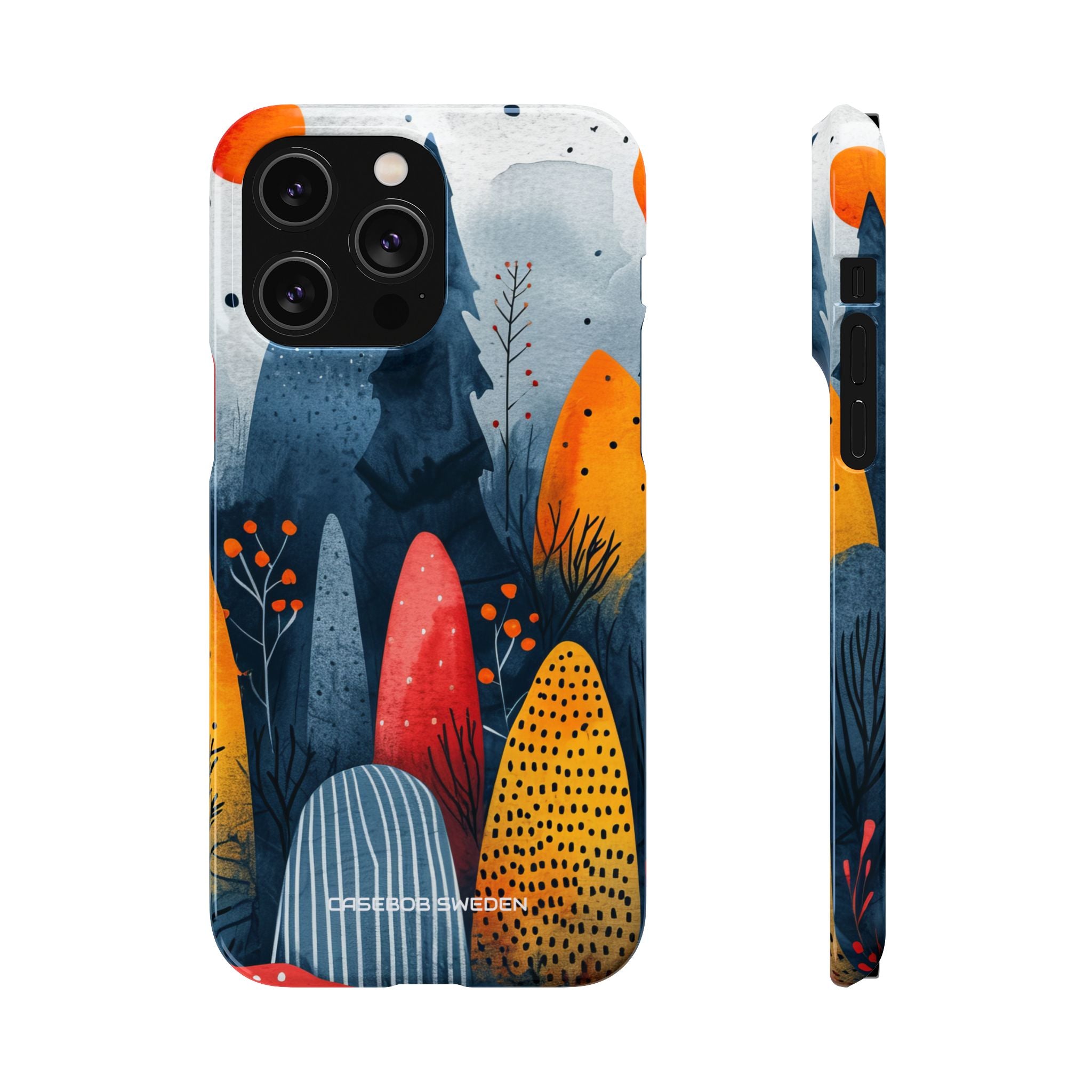 Whimsical Nature - Slim iPhone 14 Phone Case